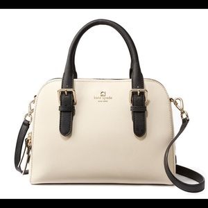 Kate Spade Cove St Small Felix White/Black Leather